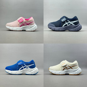 Asics anti-collision Cap Toe léger semelle douce bas haut chaussures de course pour enfants-4119