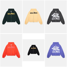 SUFFERS nouveau casual rue zipper hoodie-4463  