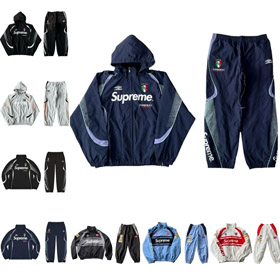 Semaine suprême 11 x Umbro Collaboration Track Veste à capuchon Veste-4783  