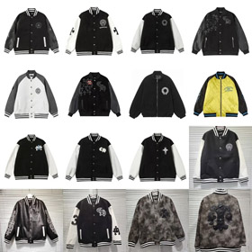 Chrome Hearts CH veste de baseball haute version-4792  