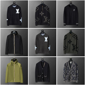 Louis Vuitton LV Gucci Burberry cou équipage pull à manches longues-4874  