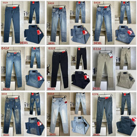 Diesel nouveau élégant lavé jeans de base-4925  