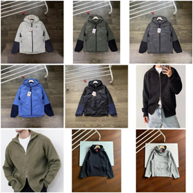 Nike On veste à capuchon chaude et douce-5016  