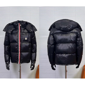 Moncler 128 série trois couleurs ruban brillant doudoune-5046  
