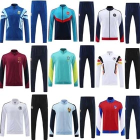 National manches longues football entraînement maillot-1608