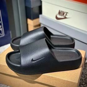 Nike été hommes pantoufles antidérapantes sandales à semelle douce-2328
