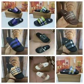 Burberry élégante maison de loisirs pantoufles antidérapantes-2335